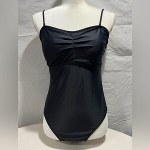 Black Strapless Swimsuit